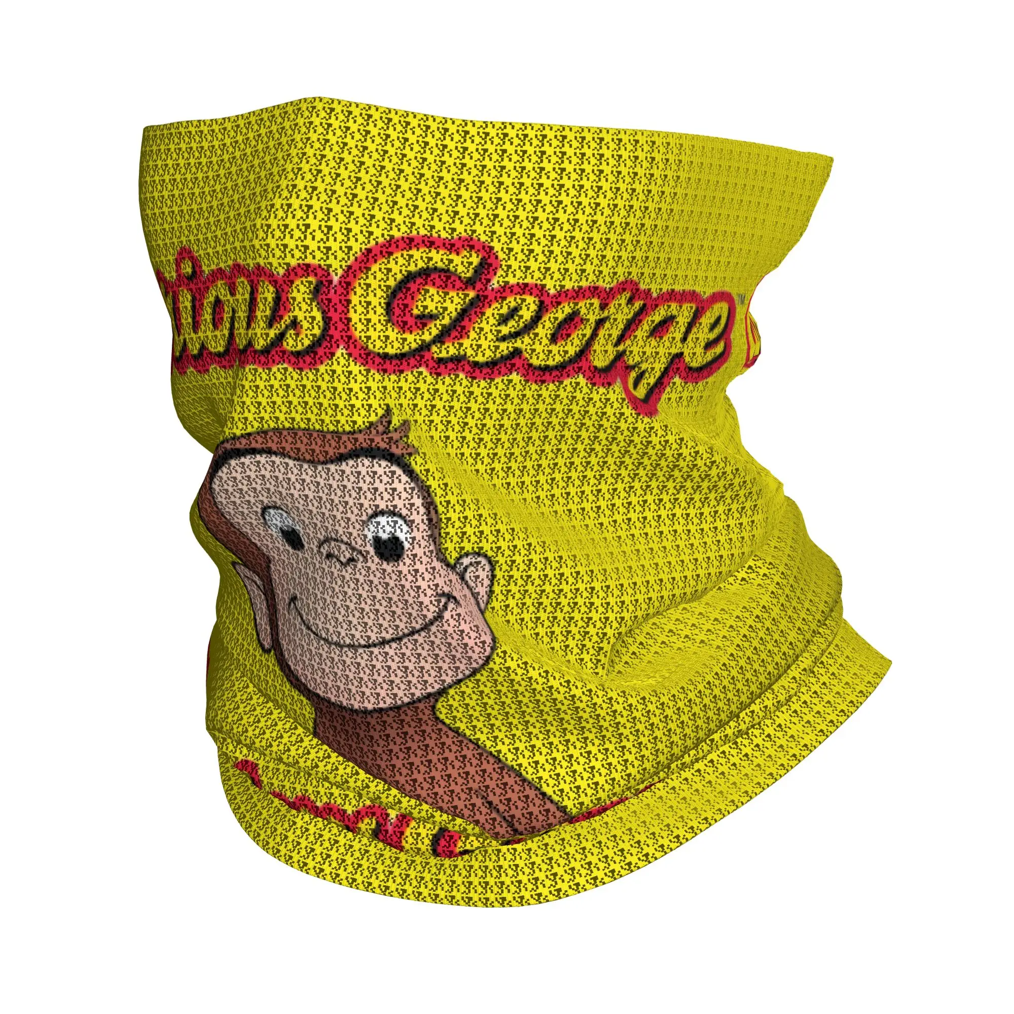 

Многофункциональный шарф-бандана с изображением обезьянки Джордж из мультсериала «Джордж» для мужчин и женщин, защита от УФ-излучения, зимний вариант, для походов