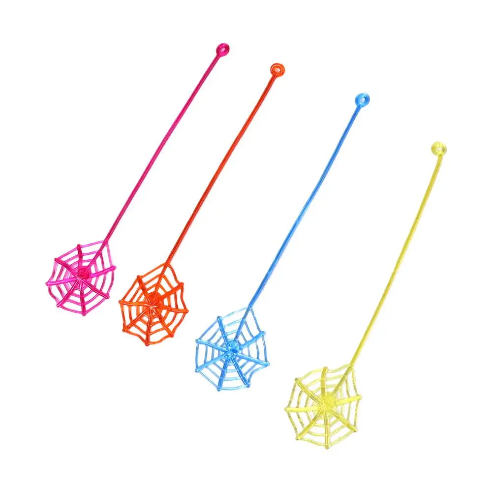 

Prizes for Children Kids Toy Pinata Fillers Halloween Sticky Spider Toys Stretchable Elastically Spider Web Sticky Spider Web