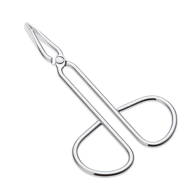 1Pcs Professional Scissor Type Eyebrow Tweezer Fine Hairs Puller Eye Brow Nose Hair Removal Beauty Makeup Tools Accessories