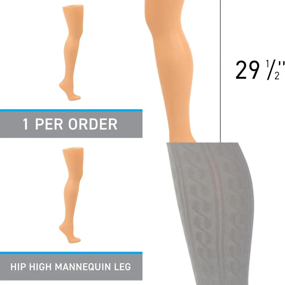 

Self-Standing Female Plastic Mannequin with High Heel, 29.75 Tall