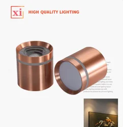 LED high display downlight ceiling hallway hallway entry light entryway Commercial household bronze surface mounted spot lights