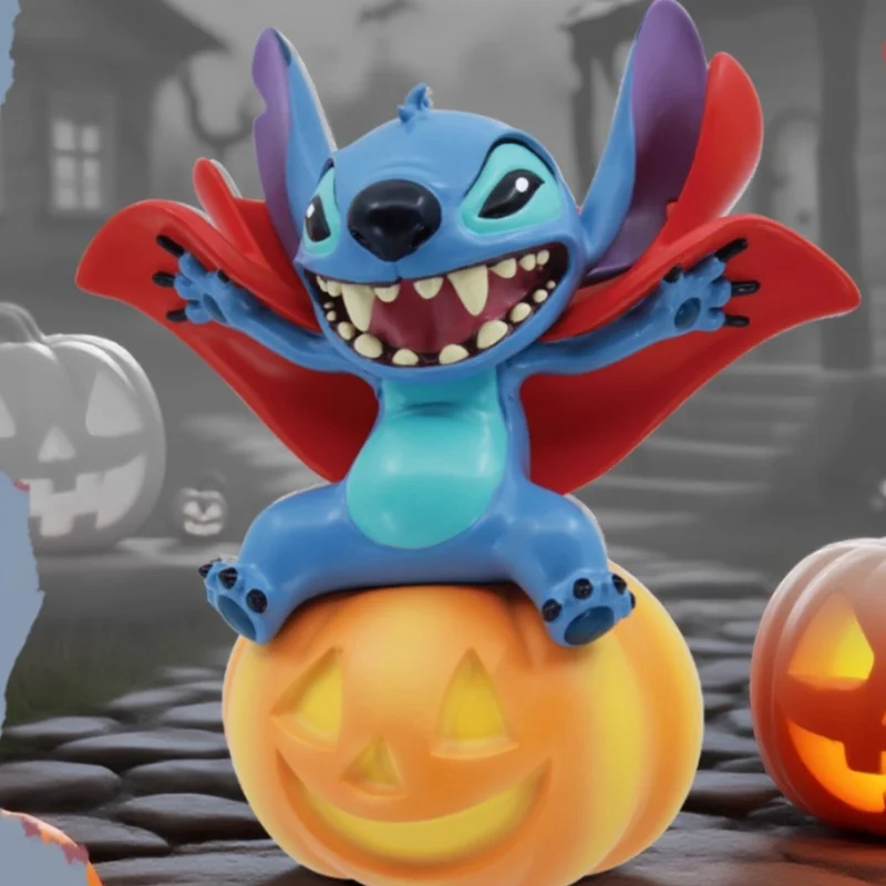 ฟิกเกอร์อนิเมะลิโล่แอนด์สติทช์ ฮาโลวีน ฟักทอง 140 มม. ของเล่นแอคชั่นฟิกเกอร์สำหรับเด็กผู้ชาย ชุดประกอบโมเดล ของสะสม ของขวัญ
