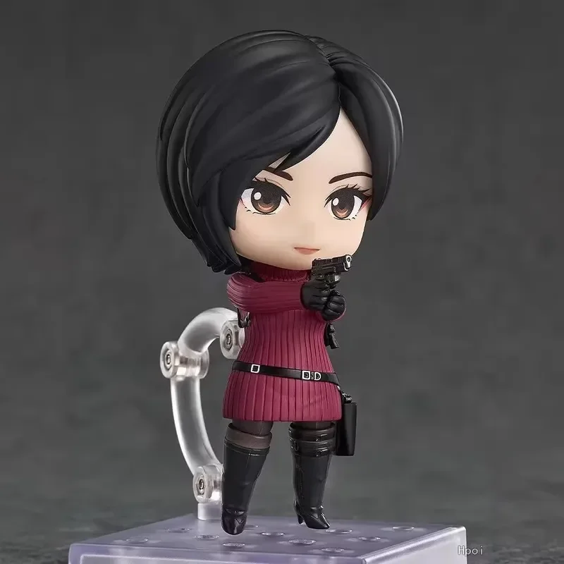 Resident Evil Nendoroid Figure Set Ada Wong Leon S. Kennedy #2761 #2337 Swappable Faces Movable Joints Anime Toys Gifts For Fans view 4