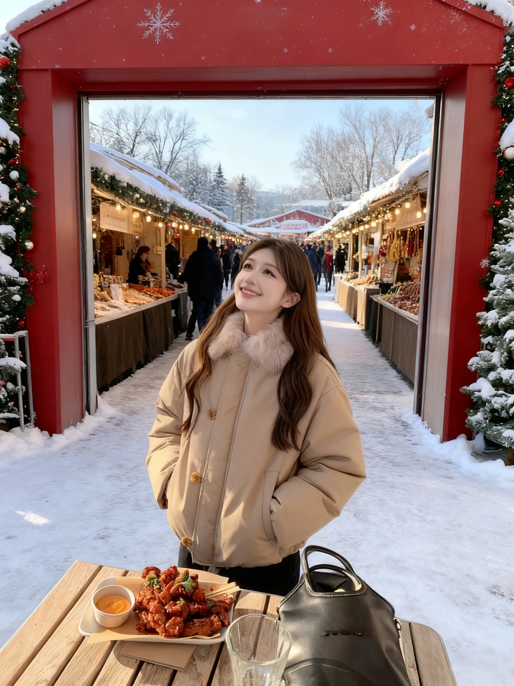 

Модная женская куртка-пуховик премиум-класса с меховым воротником, свободного кроя, универсальная, теплая, короткая, для зимы, повседневная, на все случаи жизни