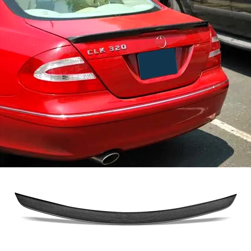 Spoiler for Benz W209 CLK200 280 350 55 63 Real Carbon Fiber Rear Wing Accessories