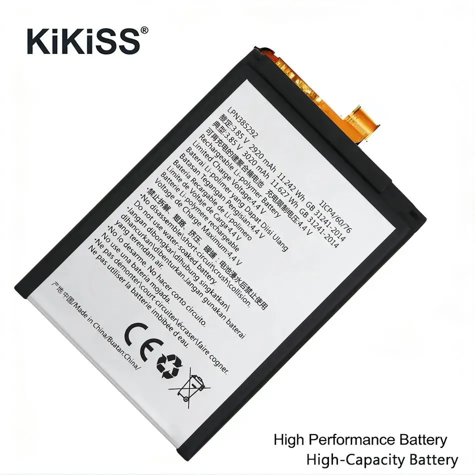 

Аккумулятор для мобильного телефона LPN385292 для Hisense H20 H20M HLTE510 HLTE510T HLTE510M, стабильная емкость 3020 мАч