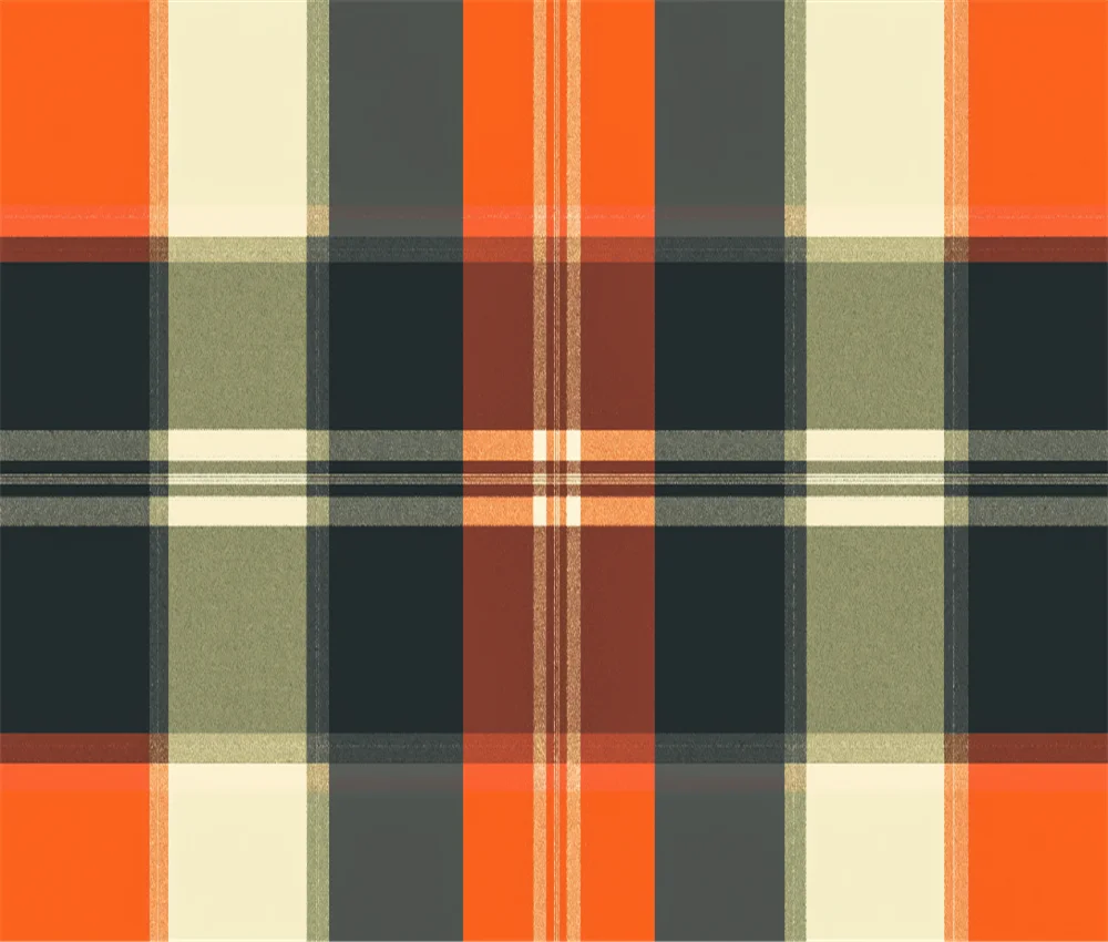 XUEsuCustomized wallpaper murals, retro color-blocking, checkered background walls