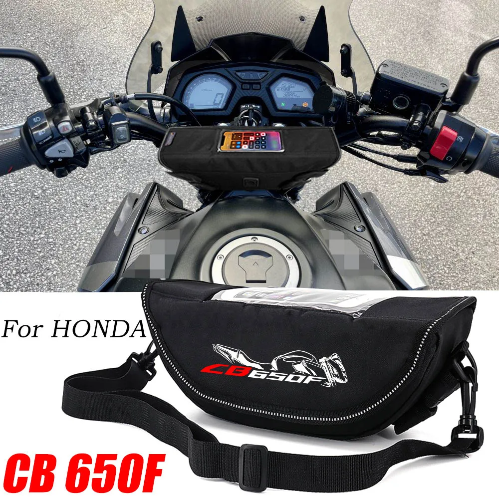 

For Honda CB650F CB650 F CB 650F CB 650 F Motorcycle accessory Waterproof And Dustproof Handlebar Storage Bag navigation bag