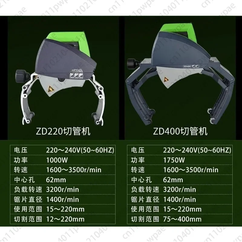 Small Portable Handheld Pipe Cutting Machine Plastic Stainless Steel Tube Cutter Pipe Cutting Tool