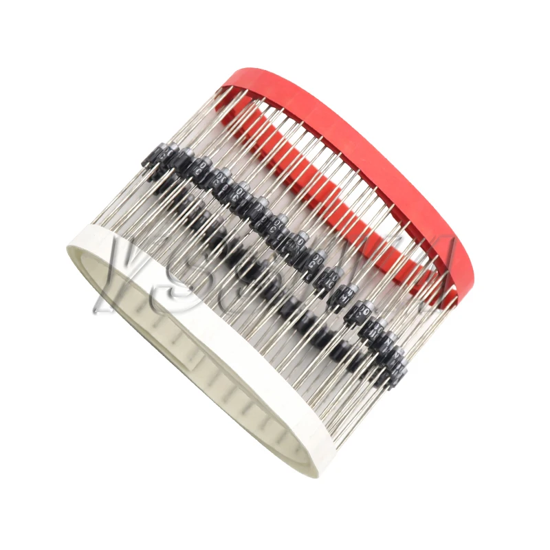 1N4007 100 قطعة 4007 1A 1000V DO-41 المعدل ديود جديد