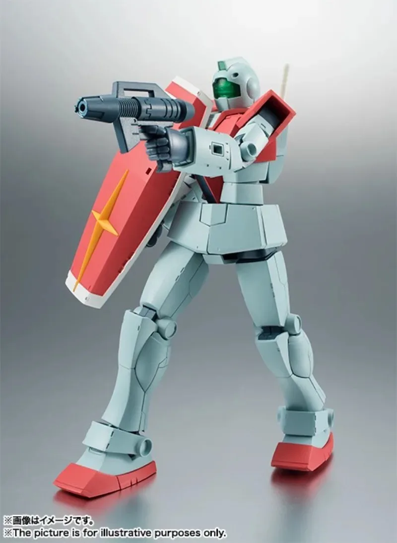 Bandai ROBOT SPIRITS SIDE MS RGM‑79 GM ver.A.N.I.M.E. Mobile Suit Gundam Action Figure Original Box Collection Display Toy view 3