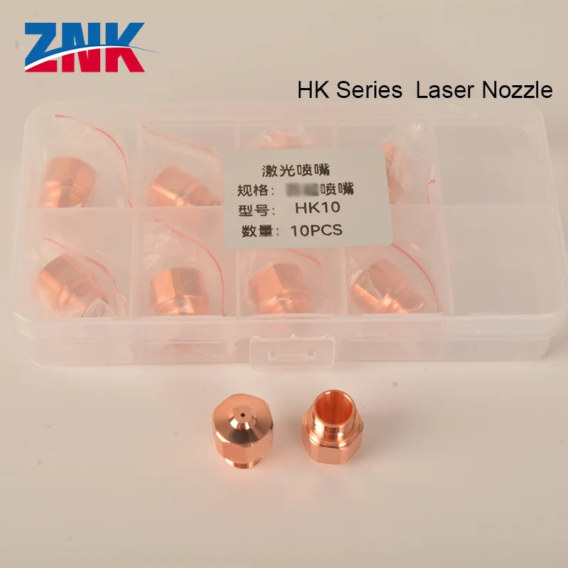 ZNK 10Pcs/Lot Laser Nozzles HK Series Nozzles High Pressure For Wholesale BY Laser Cutting Machine
