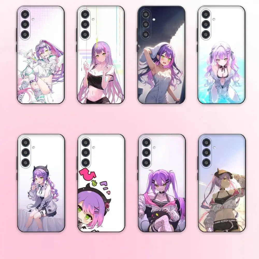 

Tokoyami Towa Hololive phone Case For Samsung Galaxy A73,A72,A71,A70,A53,A52,A51,Others Soft Black Shell