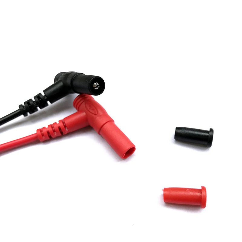 1 زوج العالمي 20A التحقيق موصلات اختبار دبوس إبرة تلميح ل الرقمية المتعدد تستر الرصاص التحقيق سلك القلم كابل #6