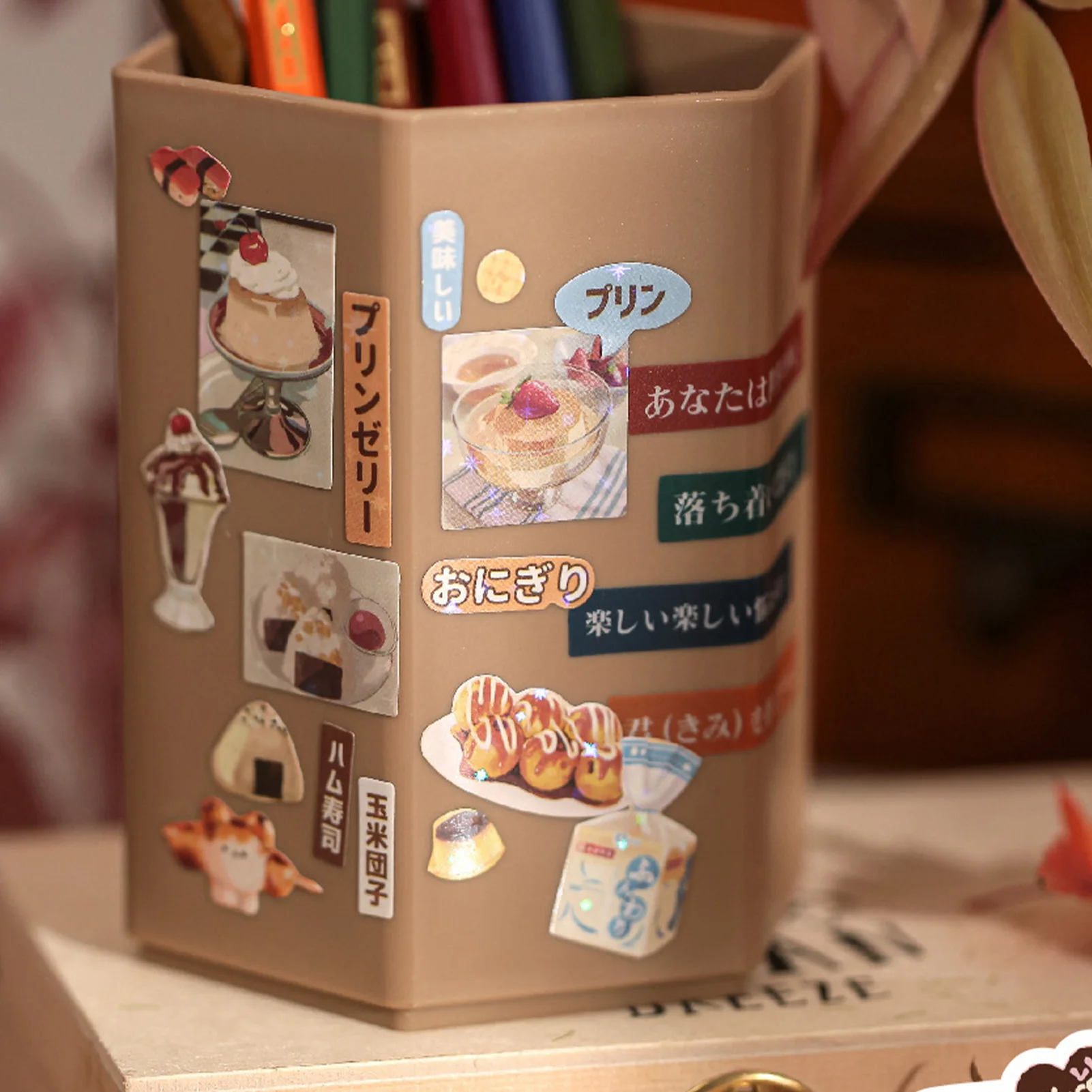 Simpatico cartone animato in stile giapponese adesivi per album vintage libro adesivo decorativo per manuale Manga multi-theme per tazze di custodie per telefoni