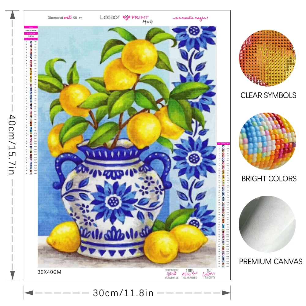 5d Diamond Painting Lemon Tree Rhinestone Mosaic Cross Stitch Kits Cartoon Oil Paint Art Embroidery Home Decor алмазная мозаика