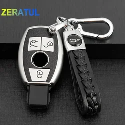 TPU Leather Car Shell Fob Holder Remote Key Case Cover For Mercedes Benz A B R G Class GLK GLA GLC GLR W204 W210 W176 W202 W463