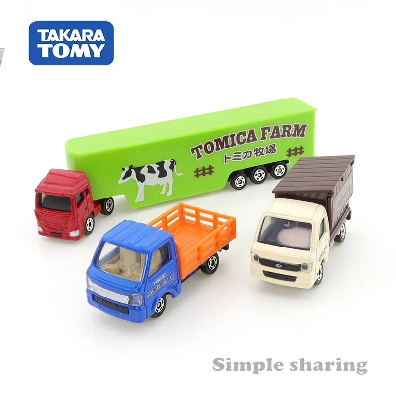 Takara Tomica Tomica mile widziane! Zestaw traktor zabawka Tomica zabawki ze stopu samochód silnikowy Model odlewany Metal prezent świąteczny dla dzieci zabawki dla chłopców