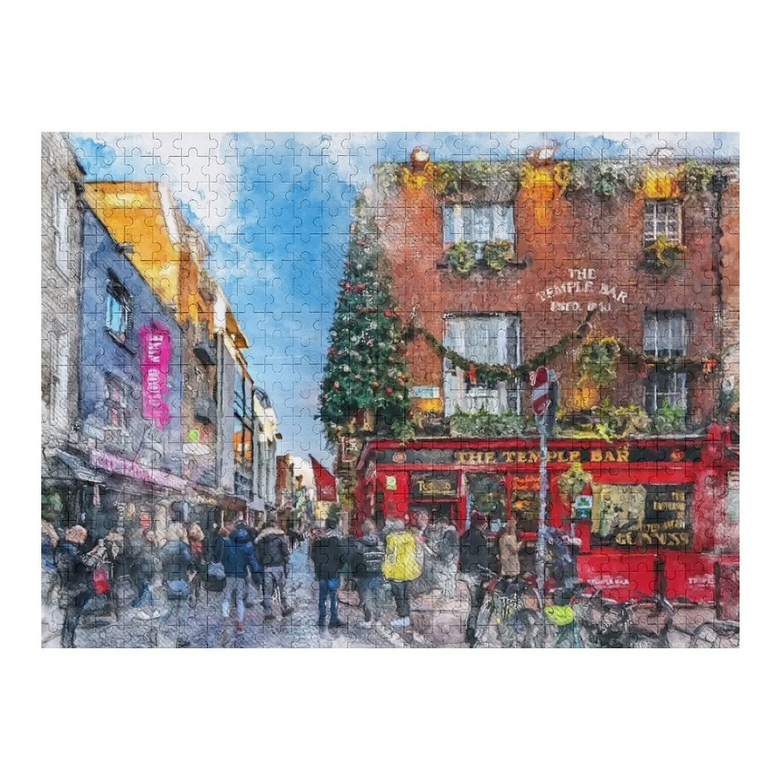 

Dublin art #dublin Jigsaw Puzzle Children Customizable Child Gift Custom Photo Customized Toys For Kids Puzzle