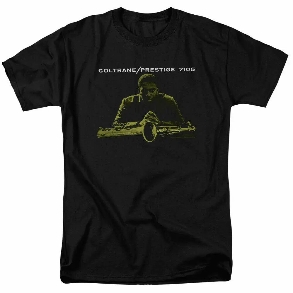 John Coltrane Mellow Yellow T Shirt Licensed Jazz Bebop Saxophone Black