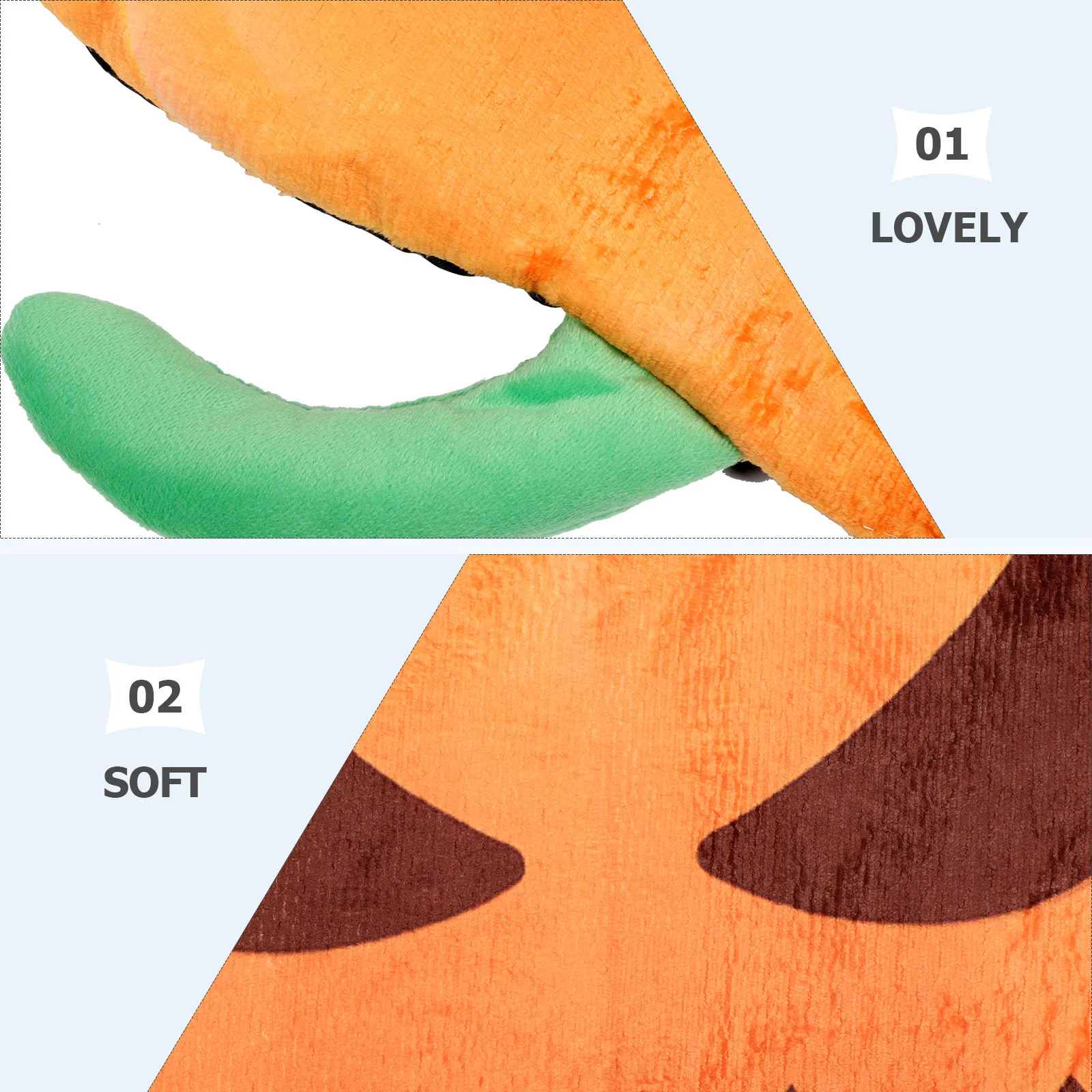 

Pet Pumpkin Pad Cat Cushion Mat All Seasons Sleeping Orange Nonskid Baby