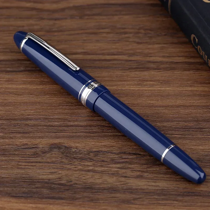 MAJOHN P136 Metal Copper Piston Fountain Pen EF 0.4mm F 0.5mm M Nibs School Office Supplies Student Writing Gifts Pen Stationery image 3