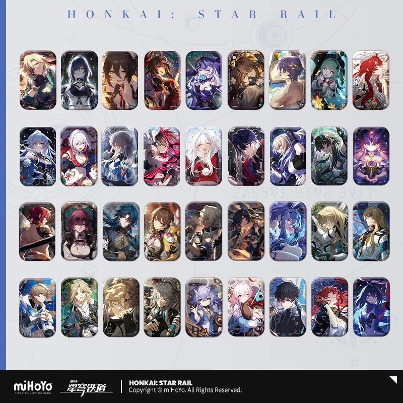 Game Honkai: Star Rail Offical Badge Sparkle Himeko Badges ACGN Goods Bag Decor Birthday Gifts Collection Men Woman