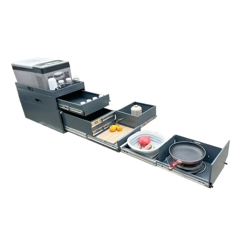 Car Kitchen Bed Car Trunk Storage Box Camping Box 725 Internet celebrities