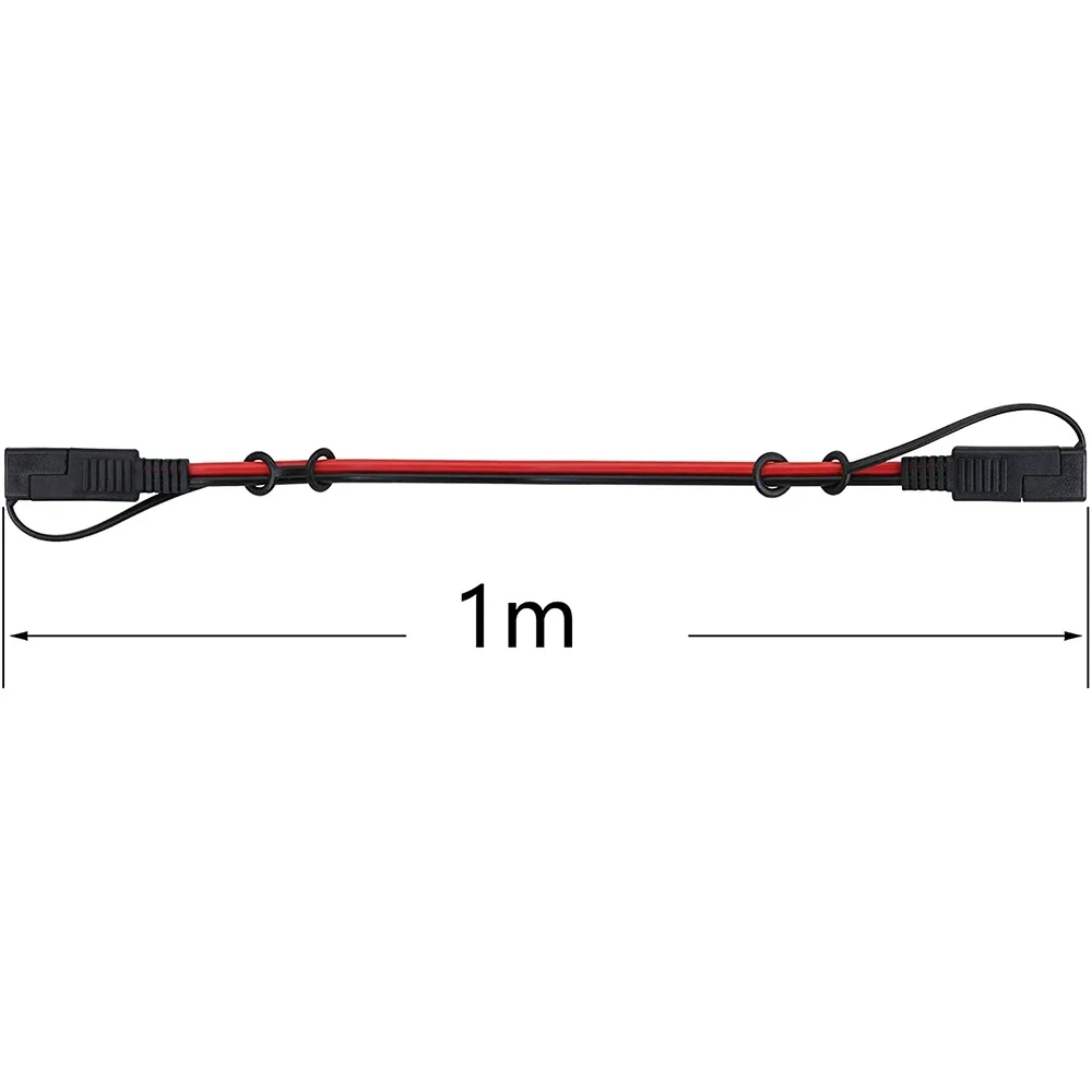 95CM 10AWG SAE to SAE 2 Pin Quick Disconnect Power Automotive Extension Cable Cap for Solar Panels Battrey Motorcycle Battrey