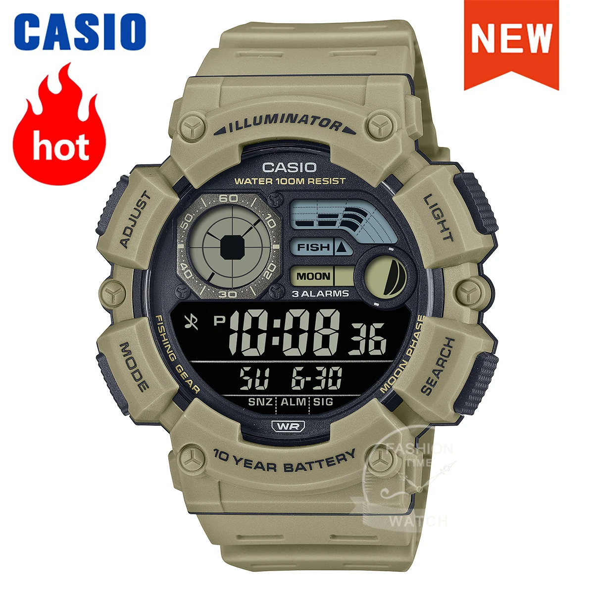 

Casio watch new style 2024 set brand luxury LED digital Waterproof Quartz watch Ten Years of Power Sport Wrist Watch relogio