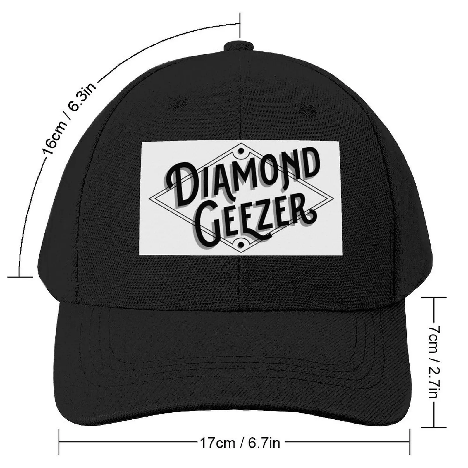 Diamond Geezer Baseball Cap Gentleman Hat western Hat Christmas Hat Men's Women's