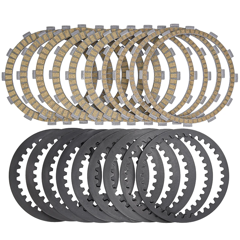Motorcycle Clutch Friction Plates & Steel Plates For X-WEDGE‌ Tourer VS2000‌ Navigator VT2000 Pathfinder RX2000 Rover RL2000