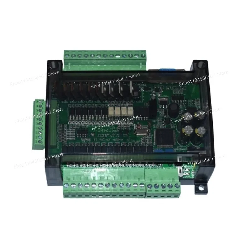 Compact Industrial PLC Controller FX3U-24MT, Micro Programmable Logic Board with STM32 Core for Automation