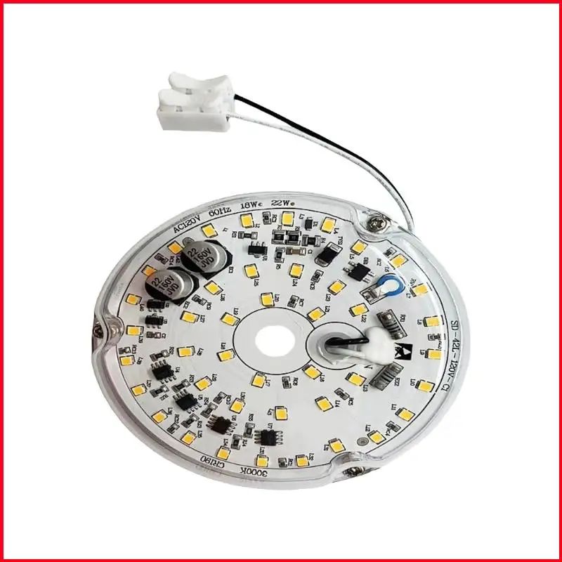 

K92A Dimmable LED Retrofits Light Board Panel 3.93Inch LED Ceiling Fan Light Ceiling Flush Light Replacement Panel Enduring