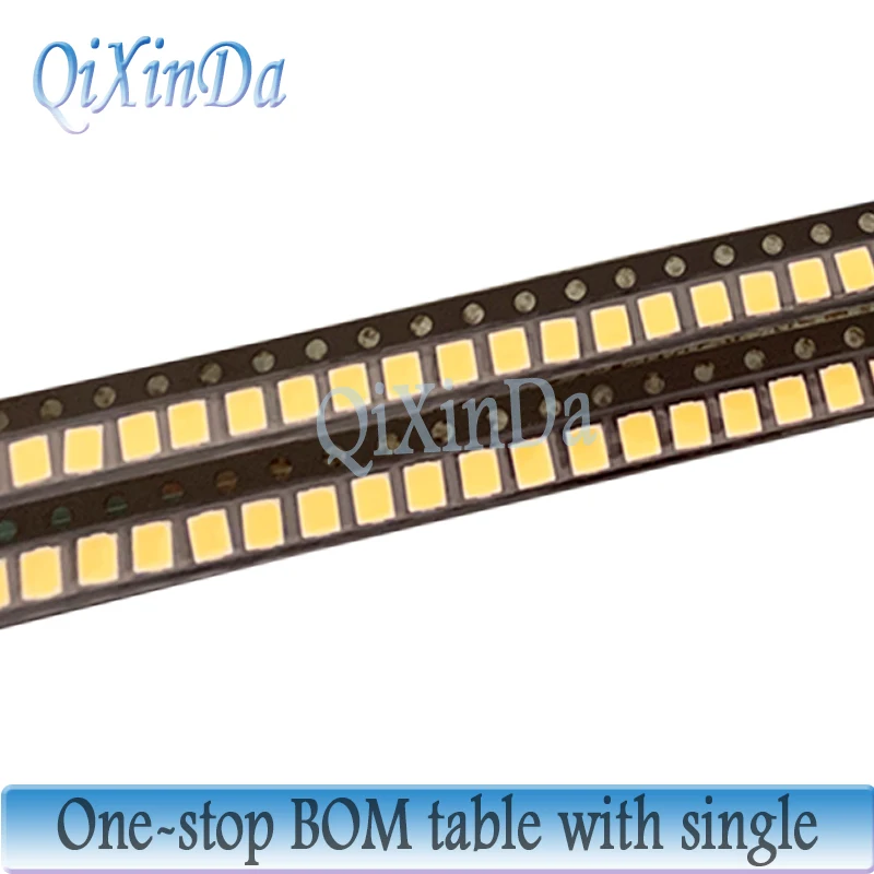 100pcs 2835 1W 0.5W 0.2W LED SMD 2800-3200K Warm White 3V 6V 9V 18V 150MA 100MA 60MA High Brightness