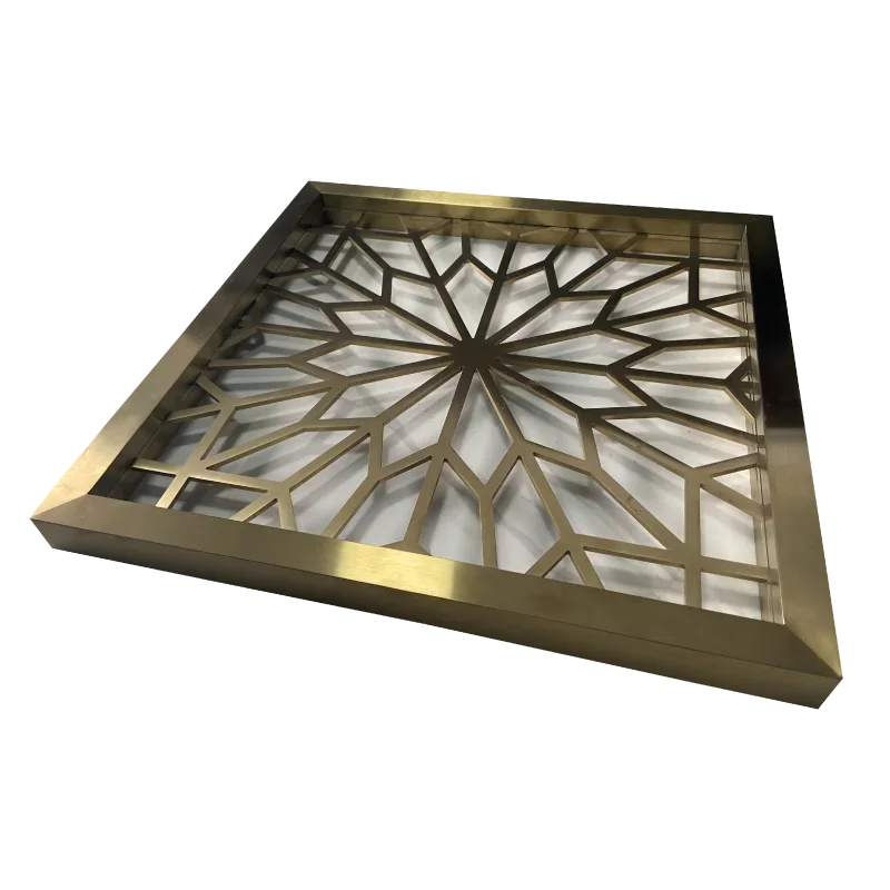 

Stainless steel room screening partition perforated metal shield