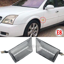 Sequential Flashing LED Turn Signal Side Marker Light Dynamic Blinker 93192381 93192382 For Opel Vectra C Signum 2003-2008