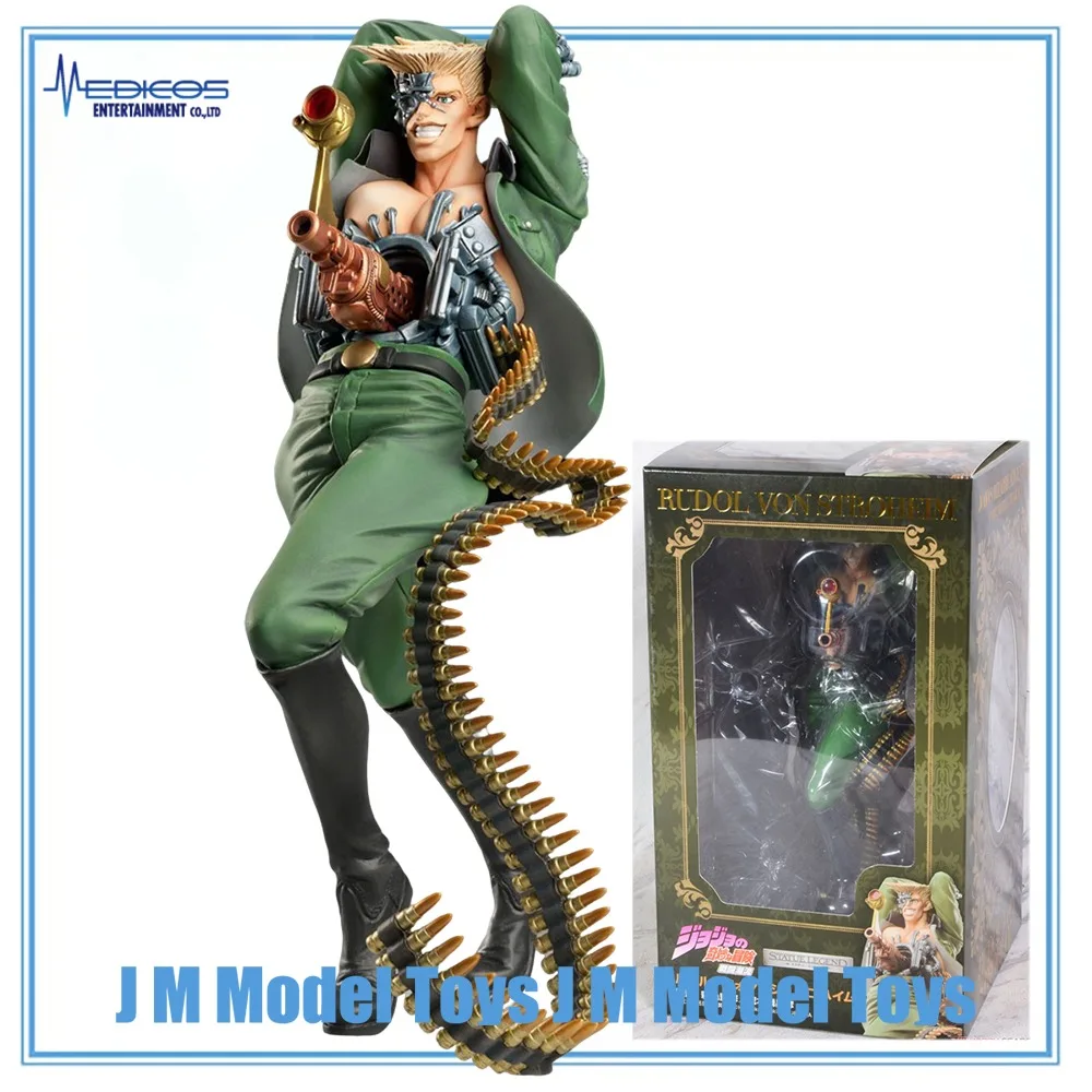 【JM】100% Original en Stock, Estatua de Medicos Entertainment Legend # 41) Jojo No Kimyou Na Bouken Modelo de Rudol Von Stroheim