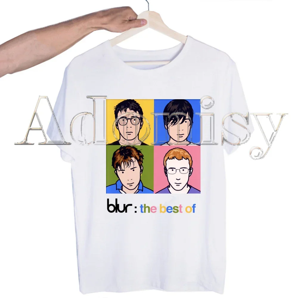 Blur Men\'s Tshirt Cute Printing Shirt Mens Fashion T-Shirt For Men Casual Tops Short Sleeve