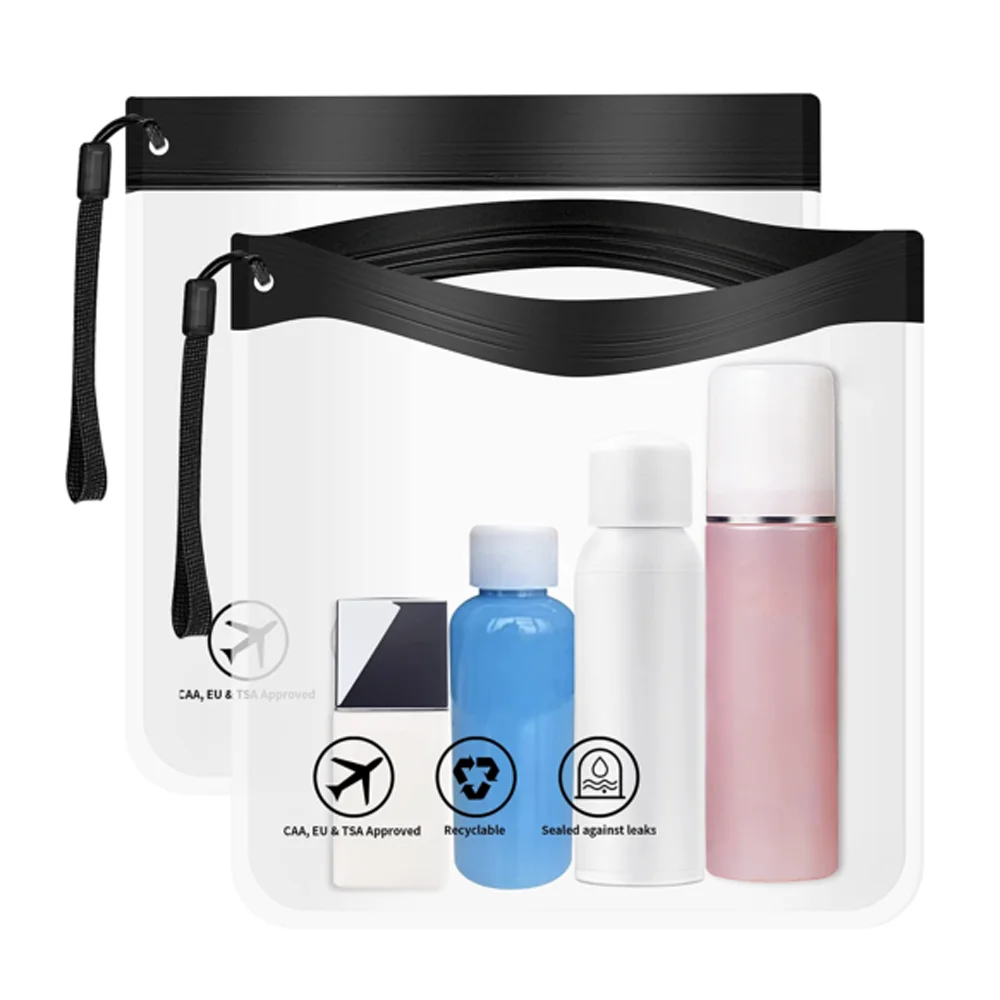 Waterproof EVA Storage Bags Transparent Travel Bags Clear Makeup Wash Pouch Portable Cleaning Storage Organizer