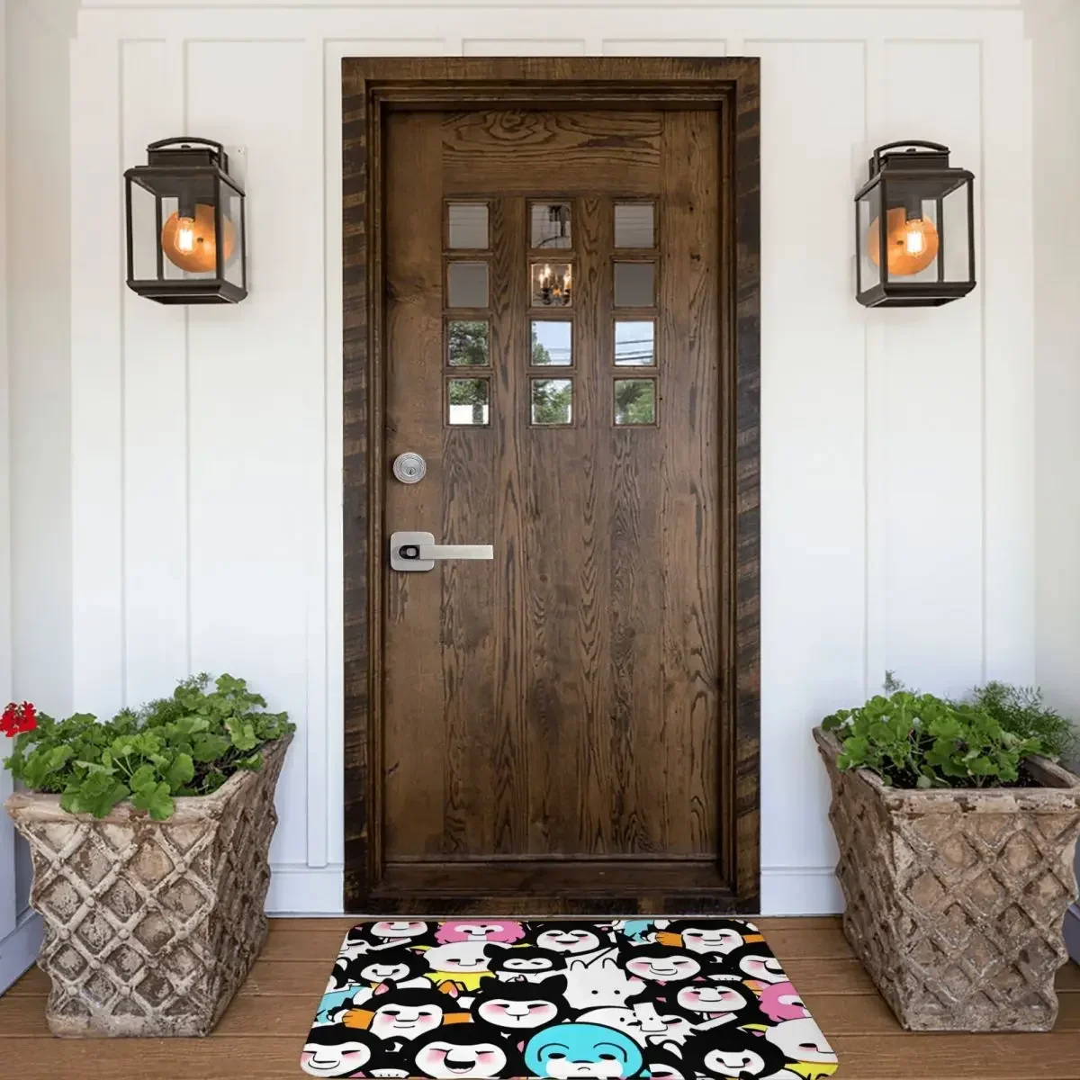 Exploring The Adorable World Doormat Rug Carpet Mat Footpad Polyester Non-slip Antiwear Entrance Kitchen Bedroom Balcony Toilet