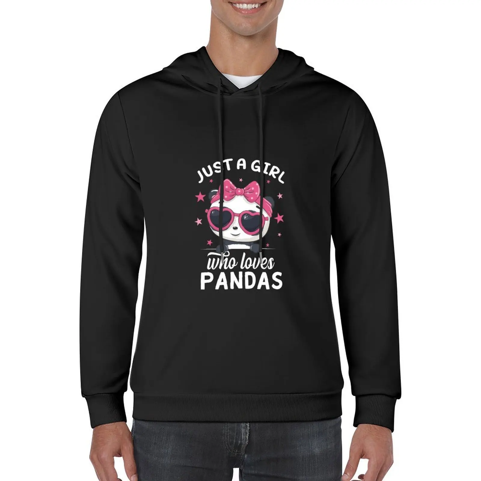 I Just Really Like Pandas, OK? Hoodie graphic t shirts men hooded shirt korean autumn clothes mens clothing mens hoodie