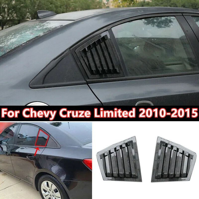 

Carbon Fiber Side Vent Window Scoop Louver Trim For Chevy Cruze Limited 2010-15