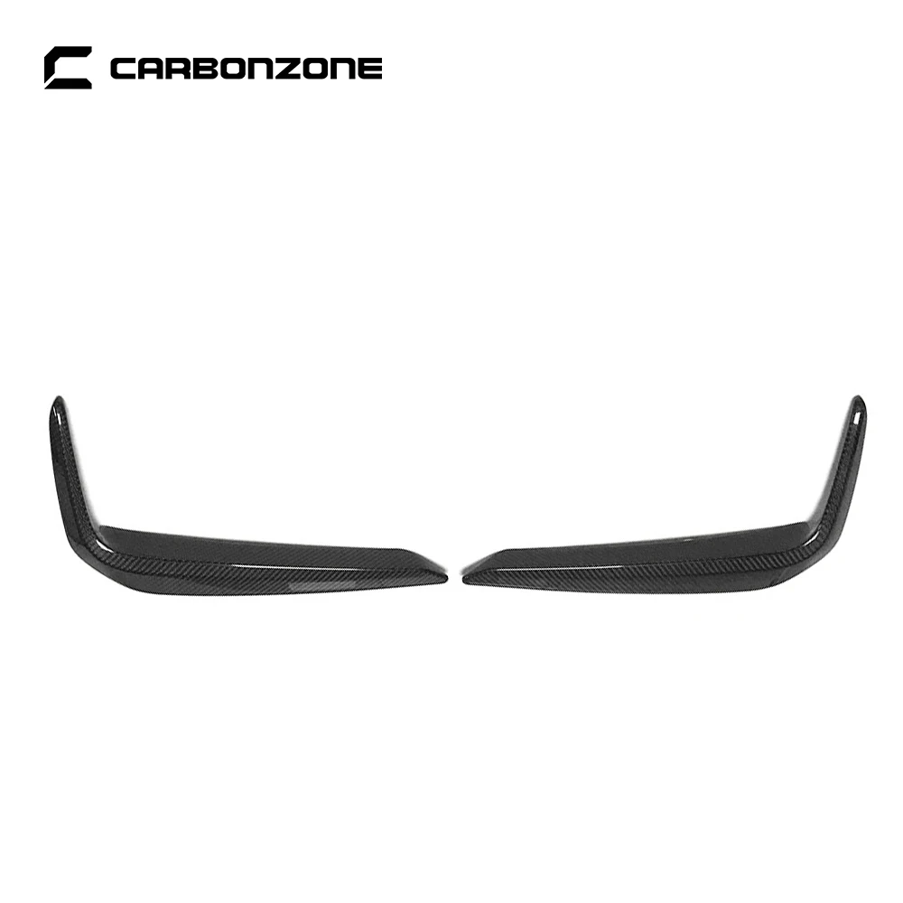 Front Fog Light Eyebrow Carbon Fiber Styling Lamp Exterior Decoration Cover Trim Frame For bmw 5 Series car accessories