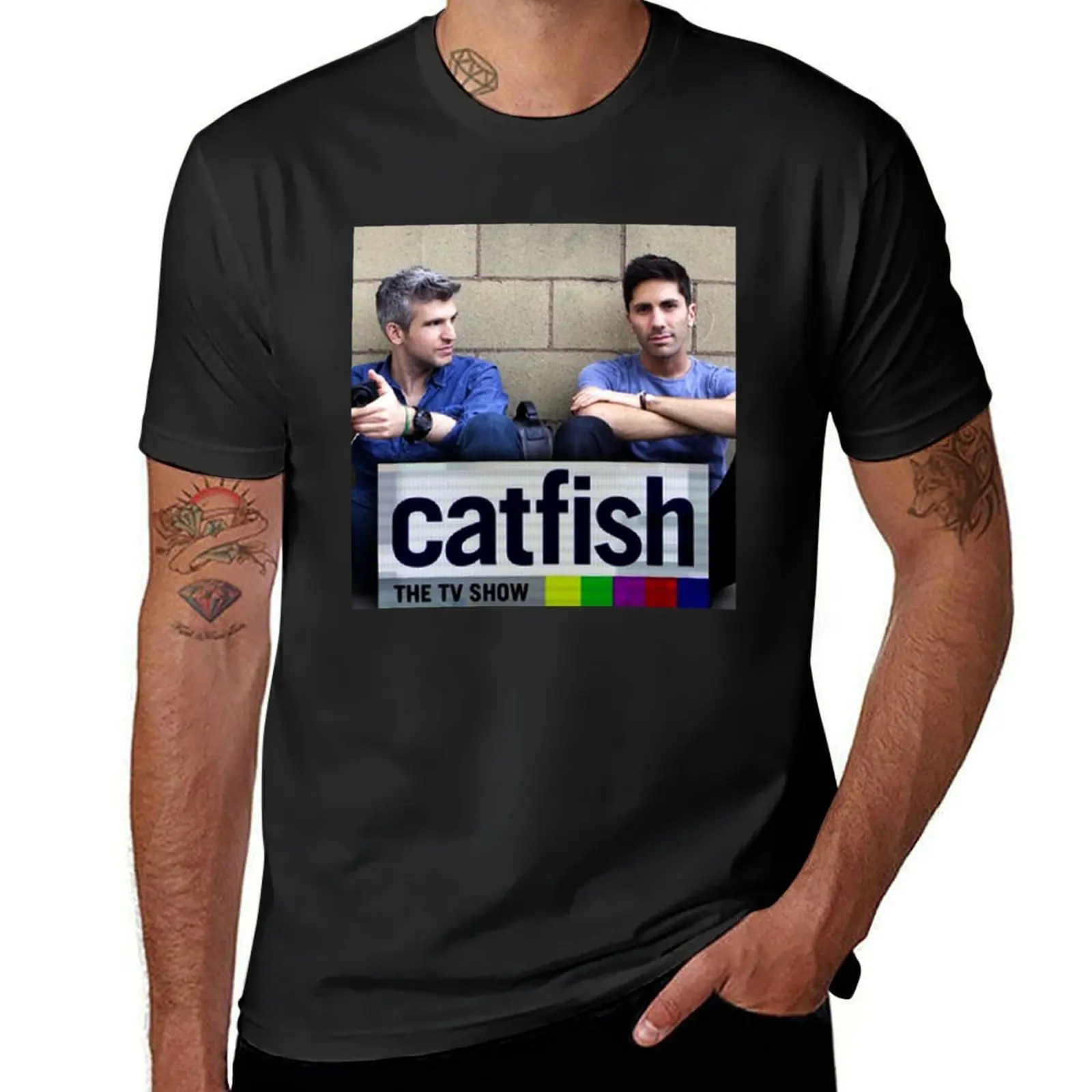 catfish T-Shirt blanks korean fashion designer t shirt men