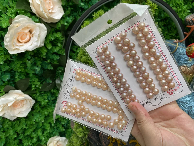 4A 5A High Luster Flawless Freshwater Pearls Wholesale Natural Cultured Pearls for Jewelry Making DIY  Trendy Woman Earrings