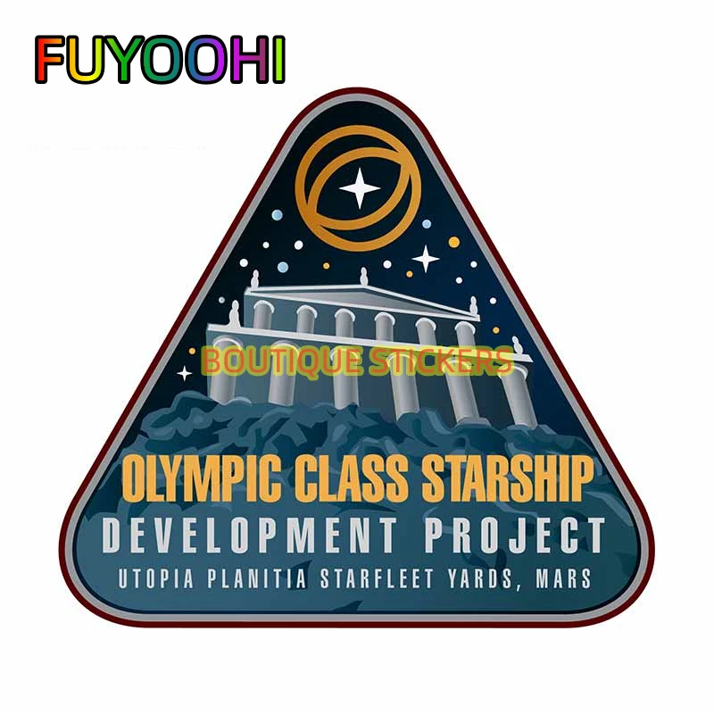 FUYOOHI Boutique Decals Exterior Accessories Star Trek Motorcycle Auto Car Bumper Window Decal Sticker Suitable for SUV Vehicle view 5