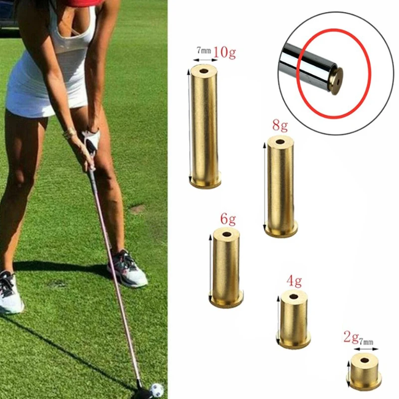 Golf Club Brass Shaft Tip Swing Weights for Adjust Component Outdoor Sport Accessory