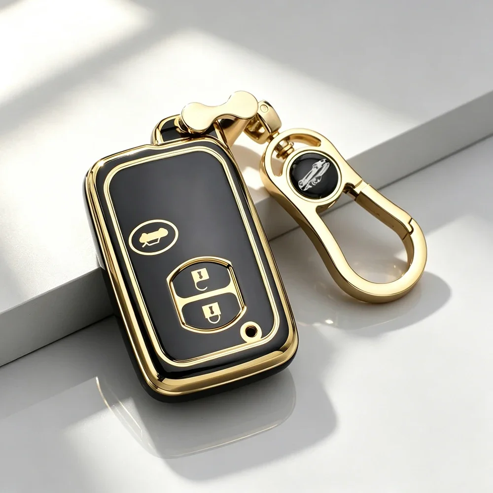 3Buttons TPU Remote Car Key Case for Toyota Prius 30 Alpha Aqua Land Cruiser Auris for Lexus LC 200 Key Cover Holder 2012 - 2014