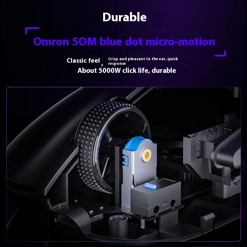 ماوس ألعاب AULA SC800 PAW3395 مع 8K Dongle Ultra E-sport خاص لاسلكي 26000 ديسيبل متوحد الخواص خفيف الوزن 37 جرام ماوس ألعاب مخصص #6